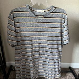 Marine Layer Respun Men's Large Striped T-shirt.